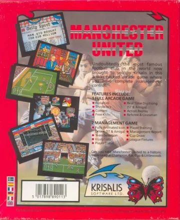 Manchester United - The Official Computer Game_Disk1 box cover back